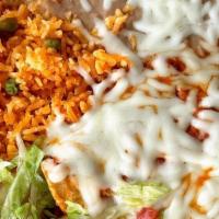 Enchilada Dinner · Dinner- Three enchiladas filled with your choice of meat or cheese. Smothered with melted ch...