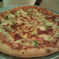 Chris & Rob'S Favorite Pizza · Italian sausage, mushroom, green peppers and onions.