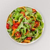 House Salad · (Vegetarian) Romaine lettuce, cherry tomatoes, carrots, and onions dressed tossed with lemon...