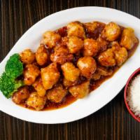 General Tso’S Chicken · Spicy. Deep-fried chunks of white meat chicken sauteed with spicy general tso’s sauce.