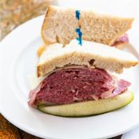 #10. Shay · Corned beef or pastrami on rye with swiss cheese.