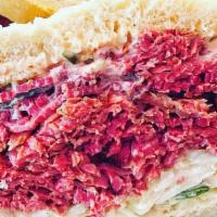 #7. Elliot · Corned beef or pastrami on rye with coleslaw and russian dressing.
