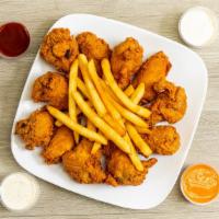 Chicken Wings · Includes side of fries choice of sauce bbq or buffalo