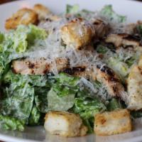 Caesar Salad · Romaine lettuce, creamy Caesar dressing, & garlic croutons.