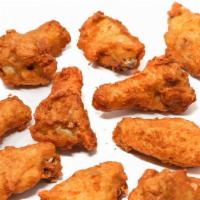 Bone-In Wings · Wings are lightly breaded and fried to crispy perfection. All sauces are served on the side....