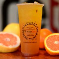 Passionfruit, Orange And Grapefruit Tea · A cold drink with a taste of passionfruit, orange and grapefruit mixed together. Sweet and r...