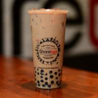 Okinawa Pearl Milk Tea (Roasted Brown Sugar) · A cold drink of Okinawa flavor, with black tea with a creamy taste and with pearls that adds...