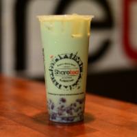 Matcha Red Bean Milk Tea · A creamy taste of matcha, with red bean, still with a milky flavor and a deliciously ice col...