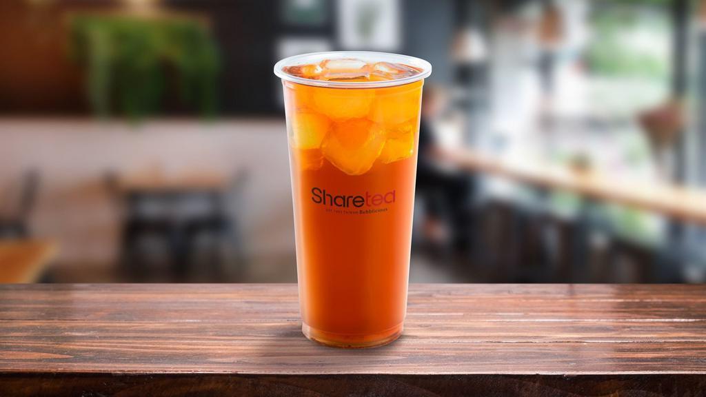 Ginger Tea · A zesty yet sweet and flavorful drink, added with ice for a cool feeling.