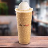 Coffee Ice Blended With Ice Cream · Delicious coffee drink added with more sweetness of ice cream on top.