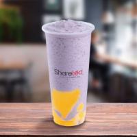 Taro Ice Blended With Pudding · Taro flavored creamy drink with the sweet taste of pudding, added with ice that give a cool ...