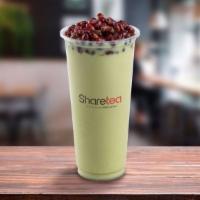Matcha Red Bean Ice Blended With Ice Cream · Red bean mixed with matcha, added with ice cream for more sweetness and a creamy taste.
