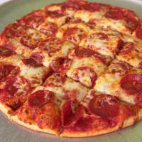 Pepperoni Supreme · Two generous layers of pepperoni and mozzarella cheese.