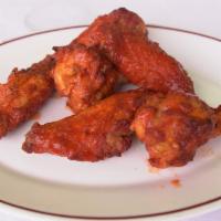 Boneless Buffalo Wings · Choose one of these delicious flavors: hot, BBQ, teriyaki, citrus chipotle, sweet red chili ...