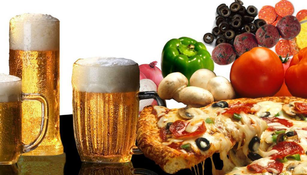 Pizza and Beer · Pizza · Italian · Chicken · Drinks