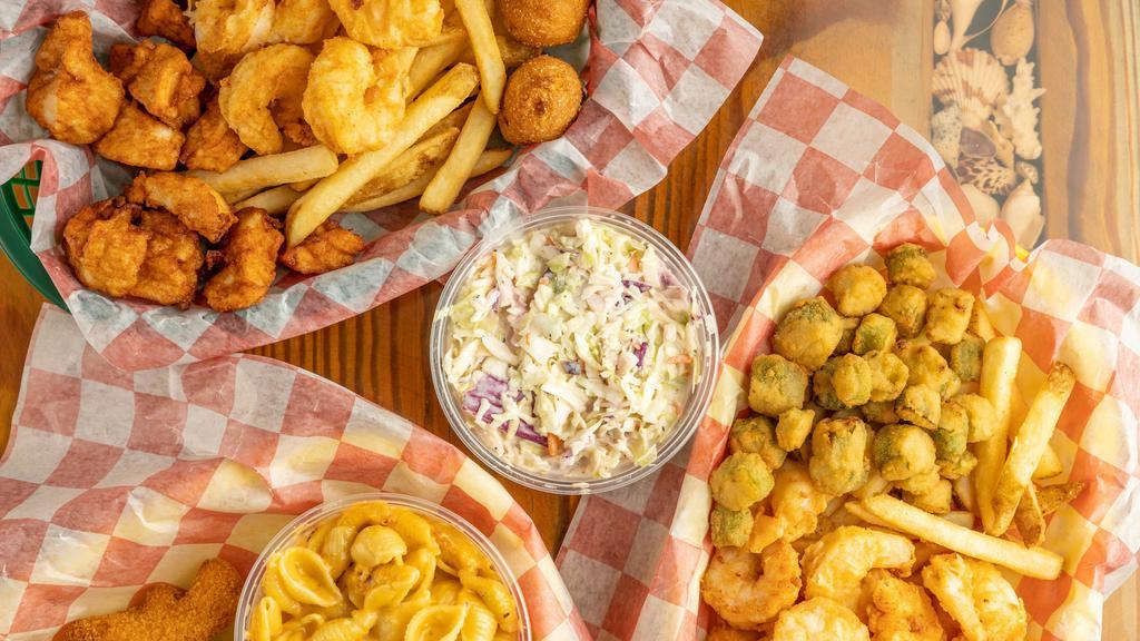 Bubba's Shrimp Shack · Seafood · Soup · Salad · Desserts · Sandwiches