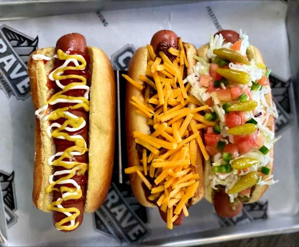 Crave Hot Dogs & BBQ · Barbecue · American · Sandwiches · Salad · Desserts