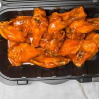 Buffalo Wings (10 Pieces) · Served with celery and one dressing per 10 pieces wings.