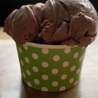 Rocky Road (Pint) · Chocolate ice cream with marshmallow topping, chocolate chips and almonds.