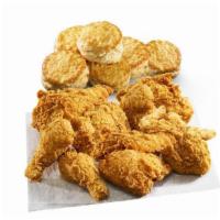 12 Pc. & 6 Biscuits · 12 Chicken Pieces (includes your choice of white and dark pieces OR all white meat), 6 Made ...