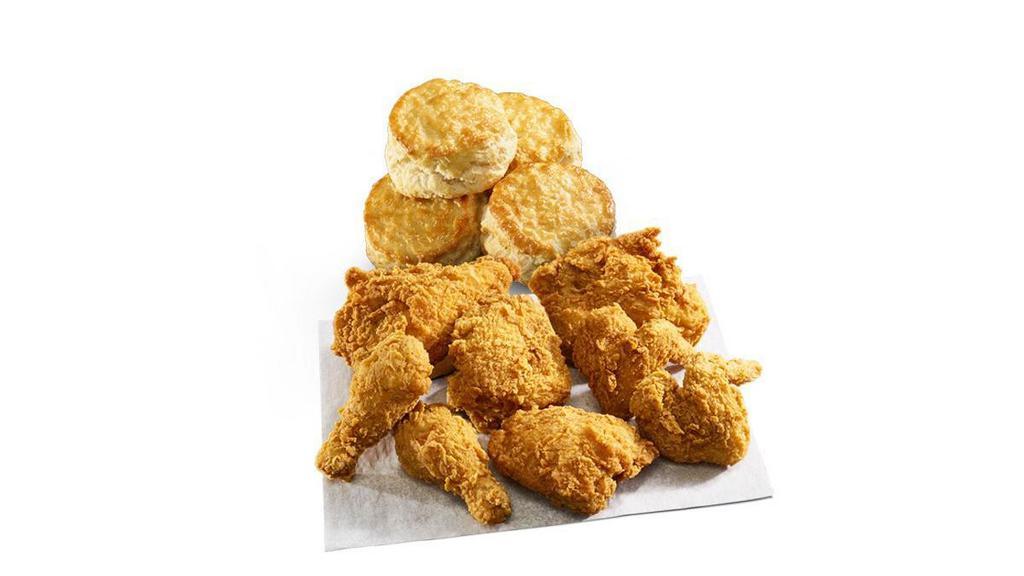8 Pc. & 4 Biscuits · 8 Chicken Pieces (includes your choice of white and dark pieces OR all white meat), 4 Made from Scratch Biscuits™
