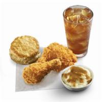 2 Pc. Combo · 2 Chicken Pieces (includes choice of white OR dark meat), a Made from Scratch Biscuit™ and s...