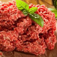 Ground Beef · 16 oz of Fresh Ground Beef. 
Your choice of 85% Chuck or 92% Sirloin. Ground fresh in house ...