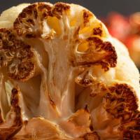 Roasted Cauliflower · toasted pine nuts, cayenne, goat cheese crema