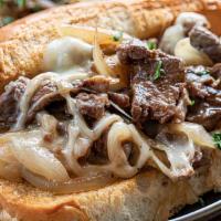 Philly Steak Plate · Seasoned beef comes with green peppers, onion, mushroms, and melted cheese.