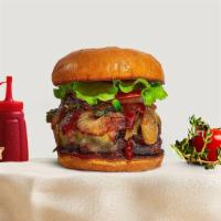Vegan Bbq Magic Burger · Seasoned Beyond beef patty topped with melted vegan cheese, barbecue sauce, lettuce, tomato,...
