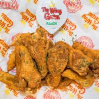 Whole Wing · Cooked wing of a chicken coated in sauce or seasoning. All wings are prepared gluten free an...