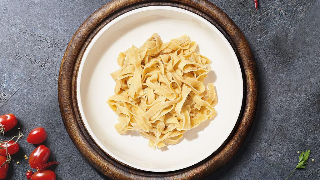 Custom Fettucine · Fresh fettucine with your choice of protein, toppings and homemade sauce.