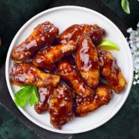 Bbq Wings · Classic bone-in or boneless wings oven-baked, cooked to order perfectly crisp, tossed in our...