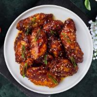 Teriyaki Wings · Classic bone-in or boneless wings oven-baked, cooked to order perfectly crisp, tossed in our...