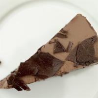 Chocolate Mousse Cake · Per slice.
