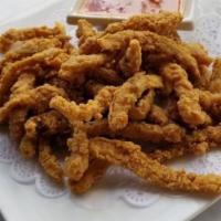 Wok Fried Calamari · Served with Sweet Chili Sauce.