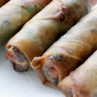 Lumpia (Beef) · Two pieces.