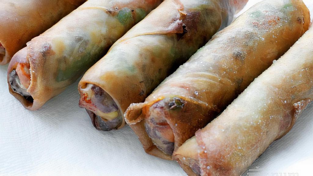 Lumpia (Beef) · Two pieces.