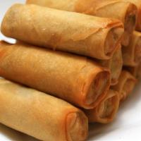Vegetable Spring Roll · Two pieces.