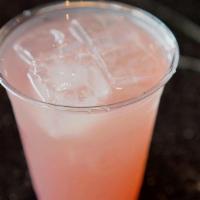 Watermelon Lemonade (16Oz Iced) · Fresh squeezed house lemonade with watermelon