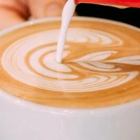 Vanilla Latte · vanilla bean syrup, espresso + milk