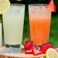 Lavender Or Strawberry Lemonade · Not your average lemonade with a sparkling twist. Must have summer beverage. Perfect for tho...