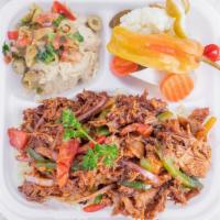 Chopped Grilled Chicken Plate · Plus rice,hummus,turshi,etc.
Allow 20 min
