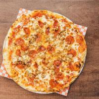 Meat Lovers Pizza · 4 cheese, Salamander Vodka Marinara, pepperoni, Italian Sausage, ground beef, ham