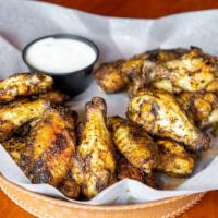 Dry Rub Wings (20) · Seasoned to perfection - no sauce needed