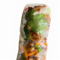 Five-Spice Pork · Freshly wrapped rice paper rolls filled with rice noodles, five-spice pork, pickled carrots ...