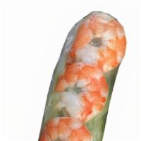 Steamed Shrimp (Gf) Low-Carb · (GF) Freshly wrapped rice paper rolls filled with rice noodles, boiled shrimp, cilantro, cuc...