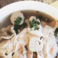 Pho Me Dac Biet · Bone marrow soup seasoned with a unique blend of spices, a complex and rich broth that is si...