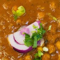 Chana Masala · Delicious chickpeas cooked in an exotic blend of Nepalese herbs & spices.