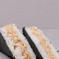 Spicy Tuna Rice Ball · Contains wheat & sesame seeds